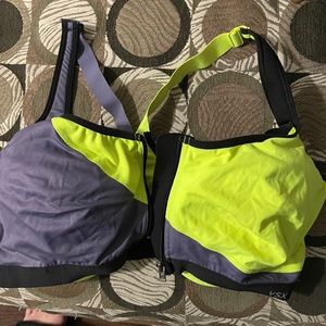 VS sport bra neon and grey
